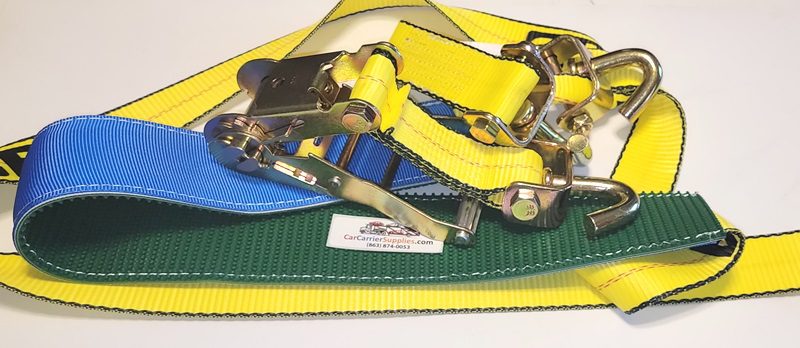 Swivel J Hook Ratchet Tie Down Straps(BOX OF 10)