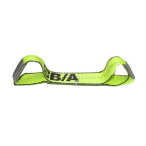2 inch X 16 inch 10M "Dog Bone W/ Wrapped Eyes (FIN 14-16") - Hi Vis Green