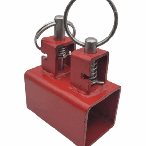 .Post lock Small (Spring Lock) Double pin 3 inch x 3 inch Square Made in USA