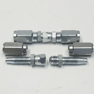 3/8" Hydraulic Hose Reusable Repair Union 1 wire or 2 wire