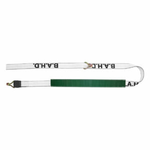 2-inch x12 ft Natural Web Double Finger Hook Trailer Strap with Grip Strip (Box of 10)