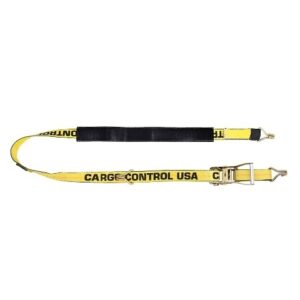 2" x 10' Wheel Strap with Medium Wide Ratchet, Grip Strip, and Double J hook Box of 10.