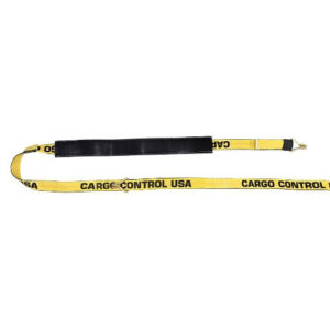 2"x12' Heavy-Duty 15k Double Finger Hook Trailer Strap w/Grip Strip. Box of 10