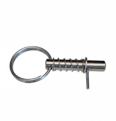 Easy Spring Pin Lock Short Pin w/Ring For Short Spring Lock Complete | Trailer Hard…