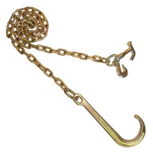 5/16" x 10' Grade 70 Chain 15" J Hook and w/ "TJ" hook
